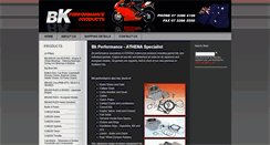 Desktop Screenshot of bkperformance.com.au