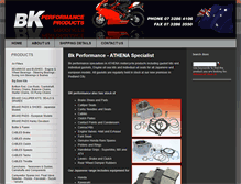 Tablet Screenshot of bkperformance.com.au